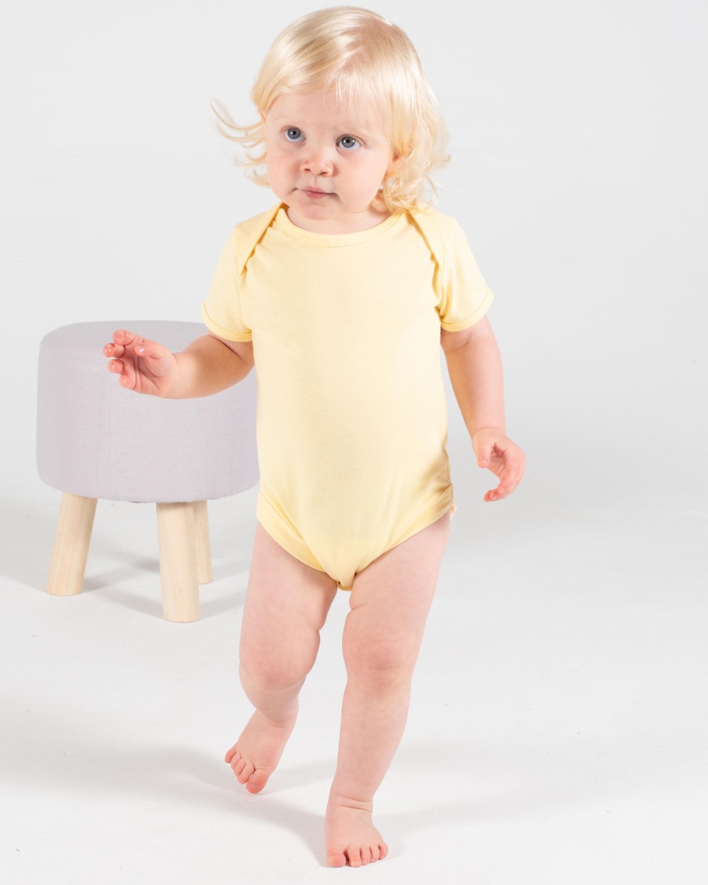 Baby artikelen LARKWOOD SHORT SLEEVED BODYSUIT voor bedrukking &amp; borduring