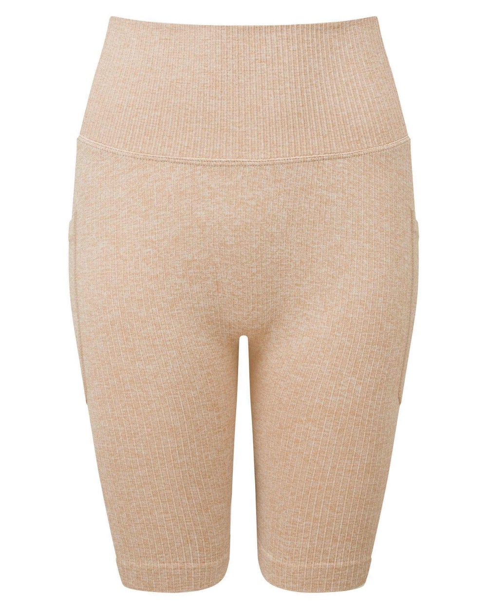 Bermuda's & Shorts TRIDRI Women’s TriDri® ribbed seamless '3D Fit' cycle shorts voor bedrukking &amp; borduring