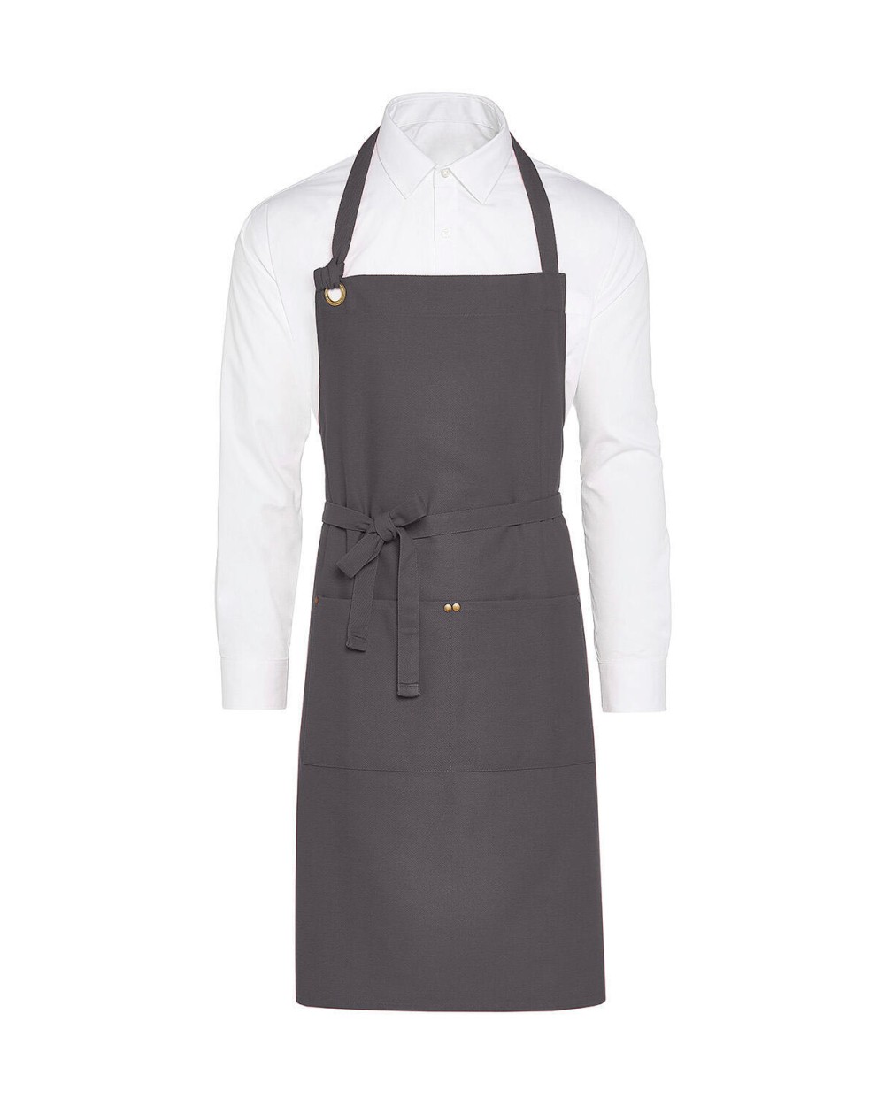 Schorten SG CLOTHING PROVENCE - Eyelet Bib Apron with Pocket voor bedrukking &amp; borduring