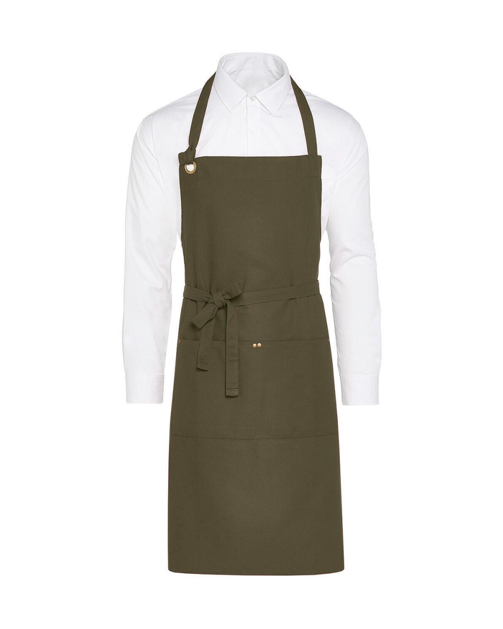 SG CLOTHING PROVENCE - Eyelet Bib Apron with Pocket Schürzen personalisierbar