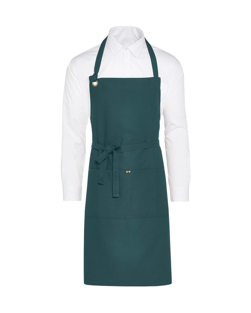 Schorten SG CLOTHING PROVENCE - Eyelet Bib Apron with Pocket voor bedrukking &amp; borduring