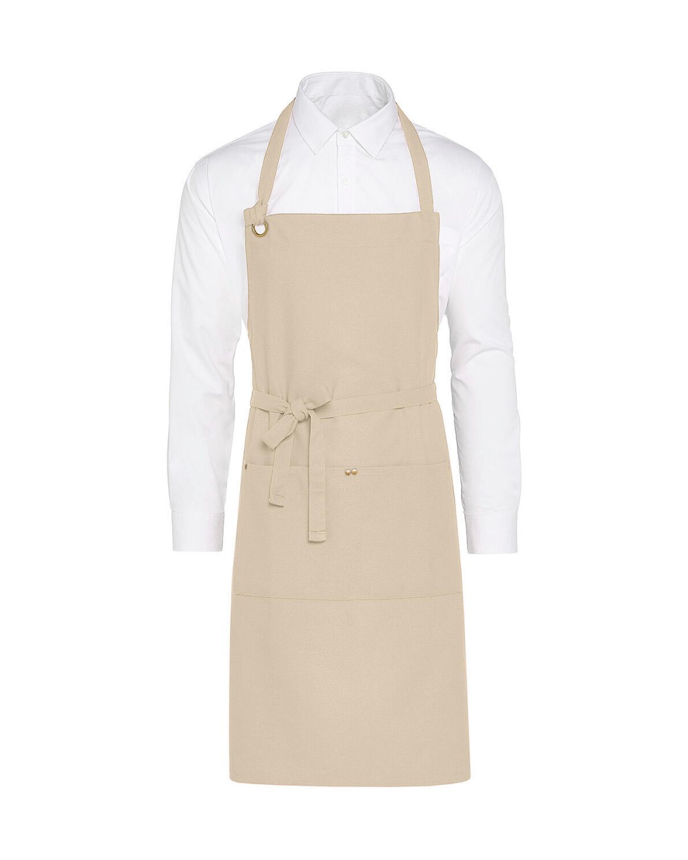 Schorten SG CLOTHING PROVENCE - Eyelet Bib Apron with Pocket voor bedrukking &amp; borduring