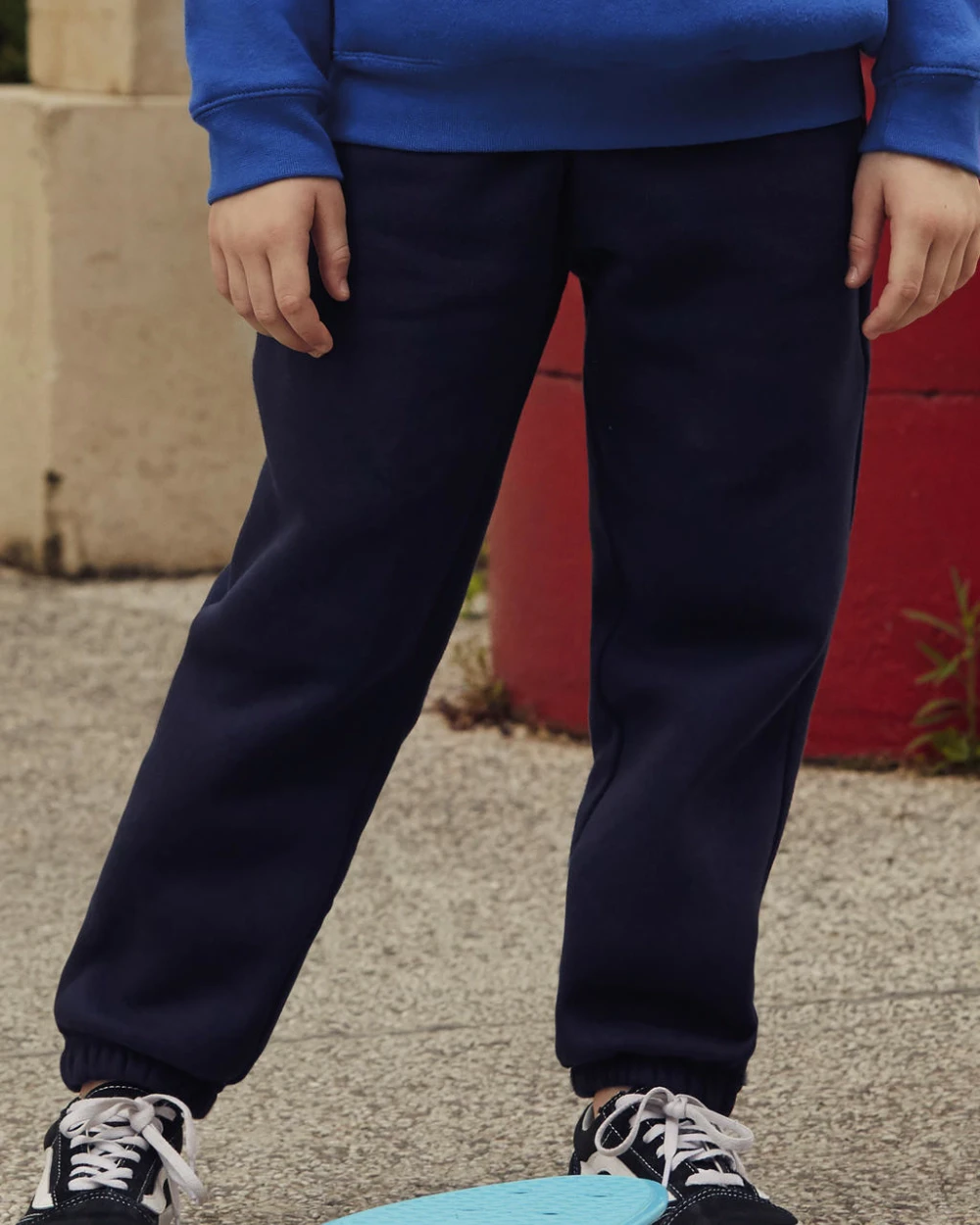 FOL Kids' Premium Elasticated Cuff Jog Pants Hosen personalisierbar