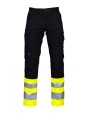 Broeken PROJOB 6523 SIGNALISATIEBROEK MET KNIEZAKKEN EN ISO 20471 KLASSE 1 voor bedrukking &amp; borduring