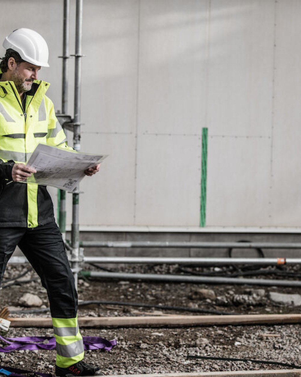 Broeken PROJOB 6523 SIGNALISATIEBROEK MET KNIEZAKKEN EN ISO 20471 KLASSE 1 voor bedrukking &amp; borduring