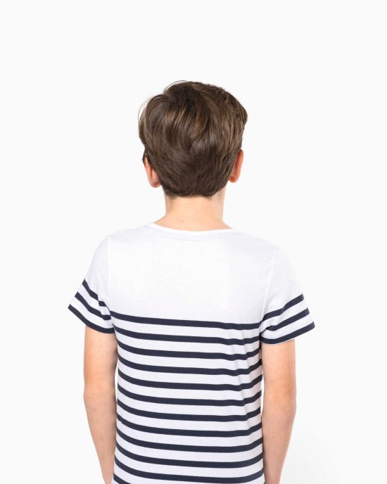 T-Shirts personnalisable Kariban T-shirt marin col rond Bio enfant