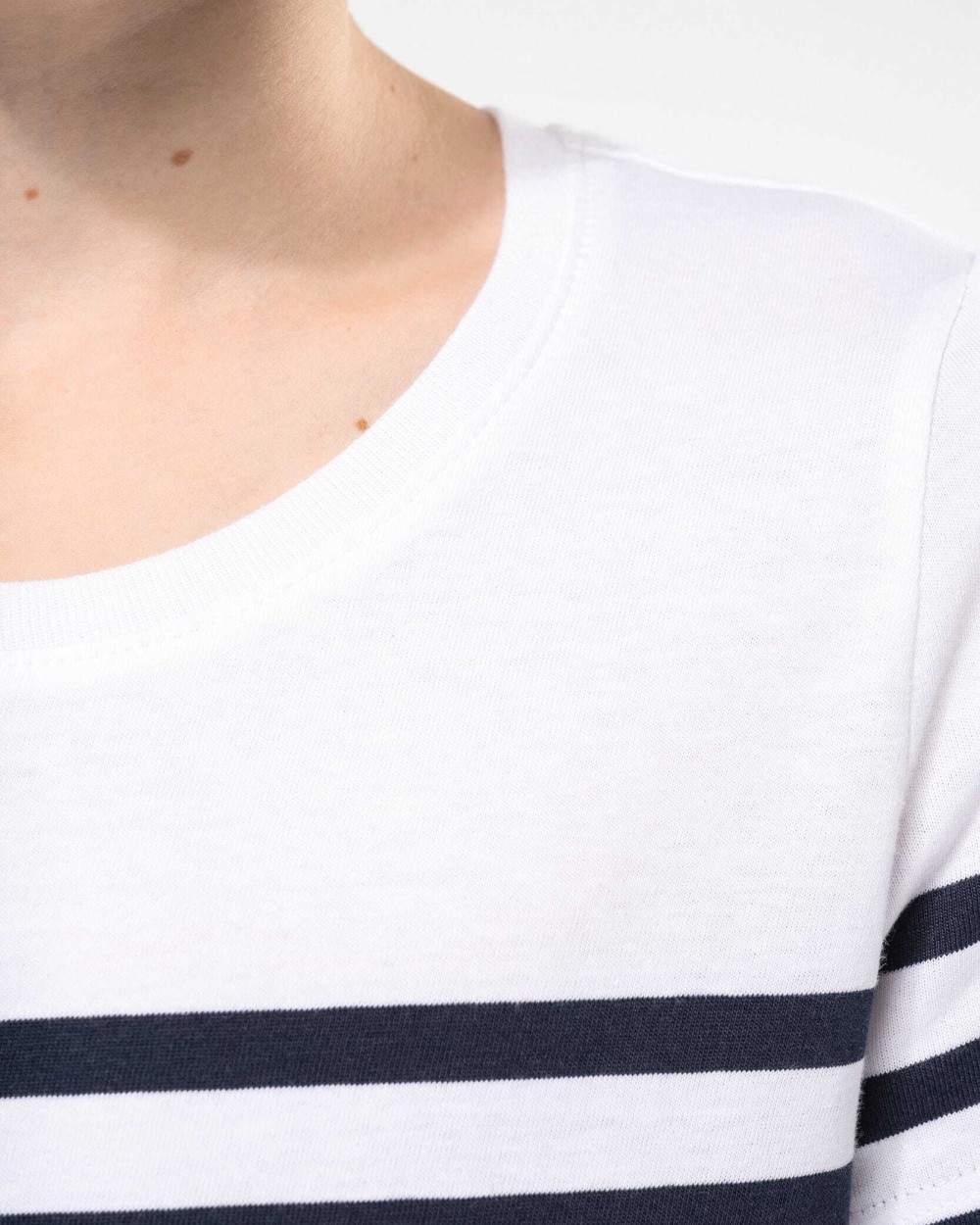 T-shirts KARIBAN Matrozenshirt ronde hals Bio kind voor bedrukking &amp; borduring