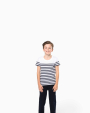 T-Shirts personnalisable Kariban T-shirt marin col rond Bio enfant