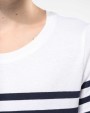 KARIBAN T-Shirt im Marine-Stil mit Rundhalsausschnitt Bio Kinder T-Shirts personalisierbar