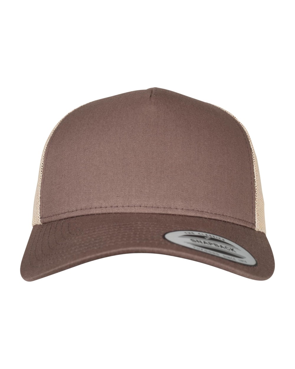 FLEXFIT Zweifarbige Retro-Trucker-Mütze Kappen personalisierbar