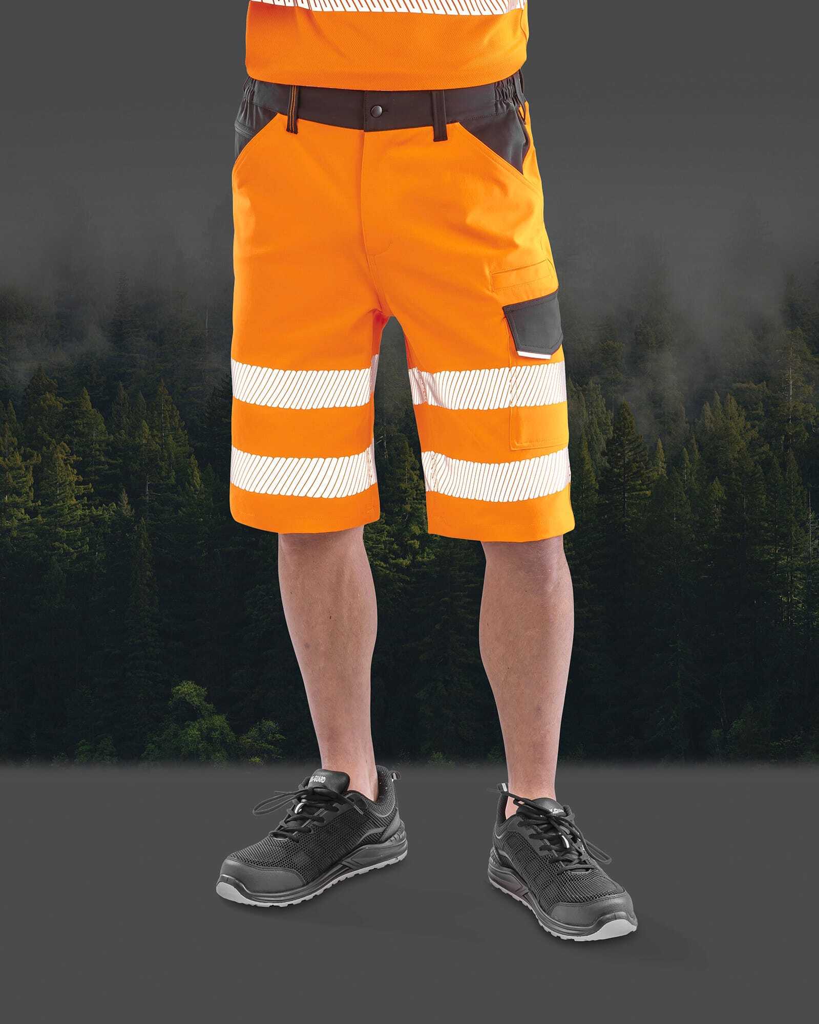 RESULT Stretch-Sicherheitsshorts Safe-Guard mit Recyclingmaterial Hosen personalisierbar