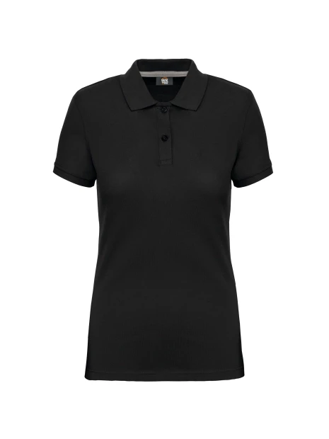 WK. DESIGNED TO WORK Polo manches courtes femme /api/colors/b9fdad4a-5e94-45cb-8c03-c08b349b28c3 personnalisable