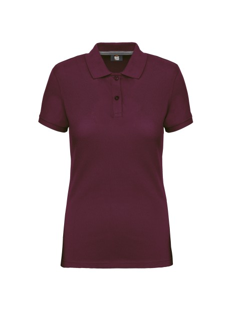 WK. DESIGNED TO WORK Polo manches courtes femme /api/colors/3f4410b9-f80f-412a-9aa8-9260cc84003d personnalisable