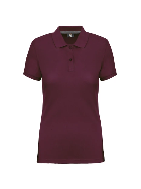 WK. DESIGNED TO WORK Polo manches courtes femme /api/colors/3f4410b9-f80f-412a-9aa8-9260cc84003d personnalisable