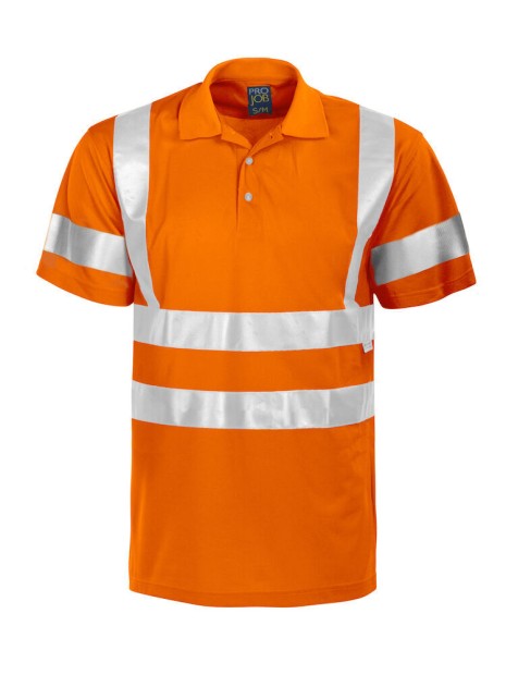 PROJOB 6011 POLO PIQUE POLYESTER - EN ISO 20471 CLASSE 3 /api/colors/d51260d5-b263-4200-988d-ee19f414959e personnalisable