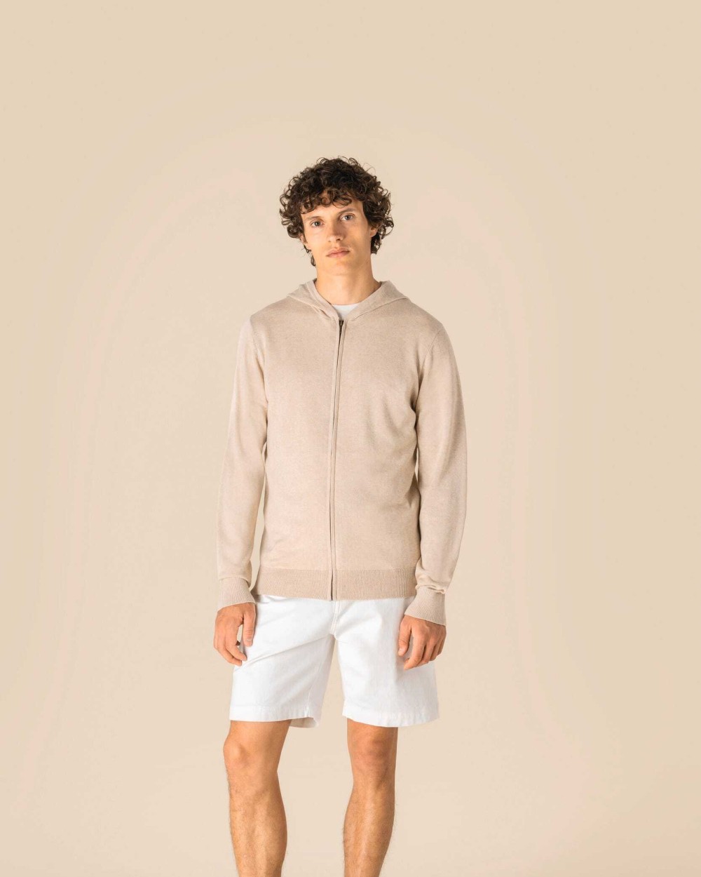 Pulls personnalisable SPASSO Pull écoresponsable à capuche en lyocell homme