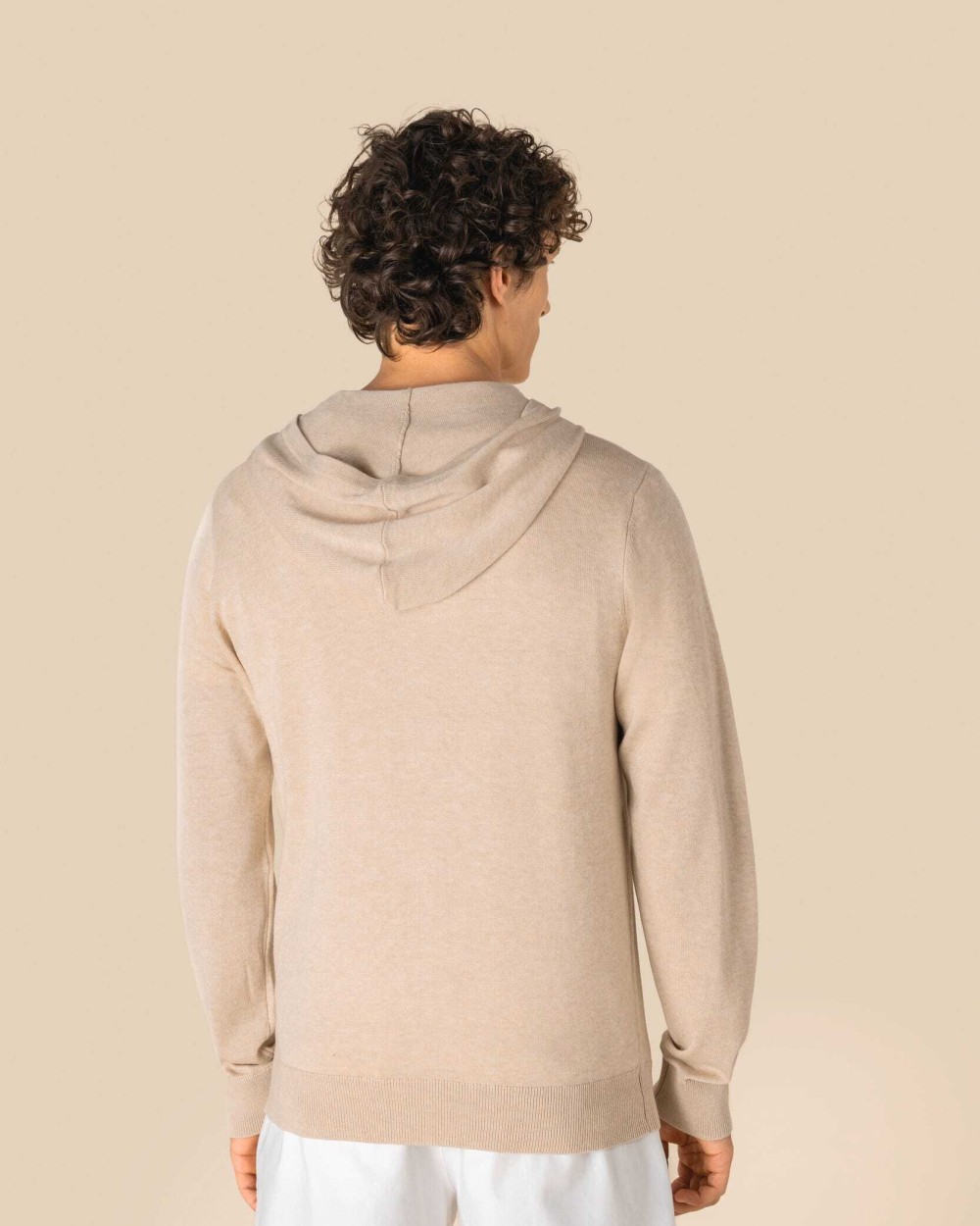 Pulls personnalisable SPASSO Pull écoresponsable à capuche en lyocell homme