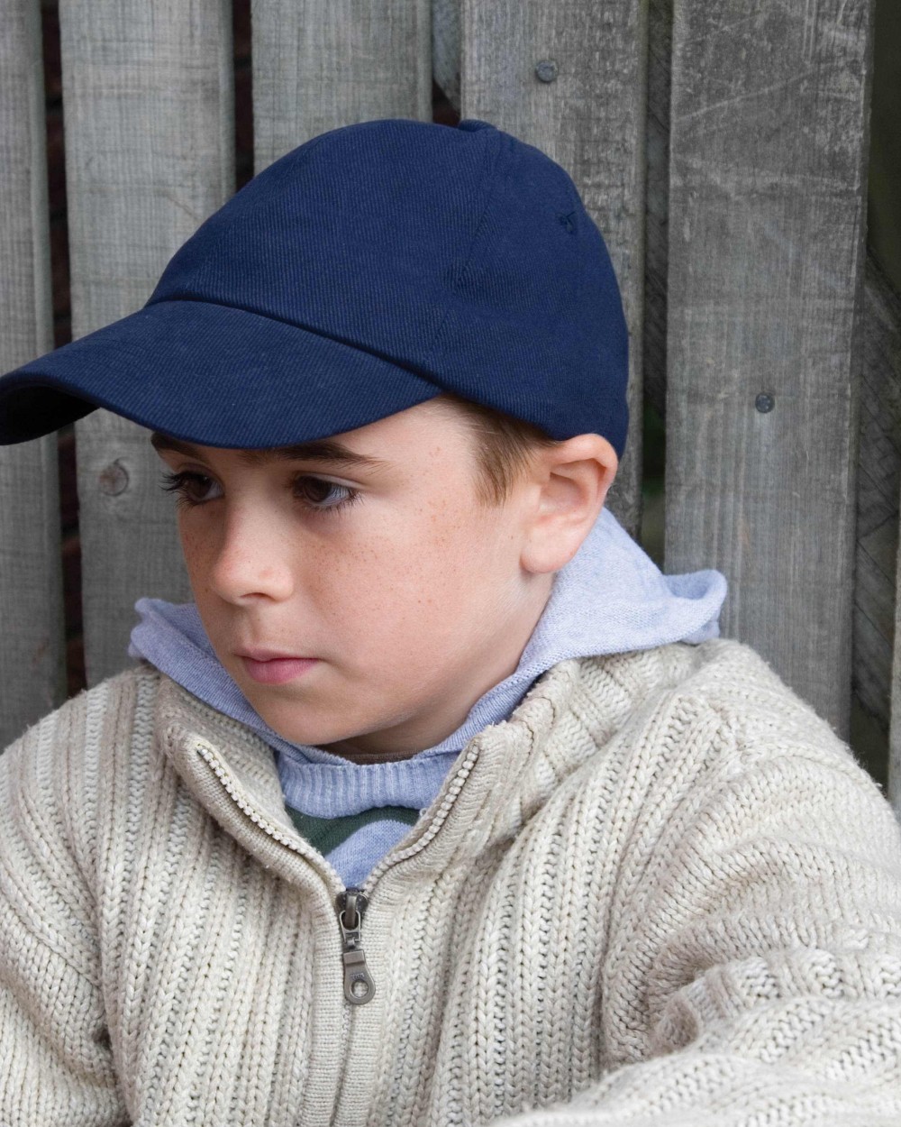 RESULT Junior Brushed Cotton Cap Kappen personalisierbar