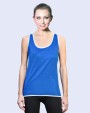 T-shirts STARWORLD Women`s Contrast Sports Vest voor bedrukking &amp; borduring