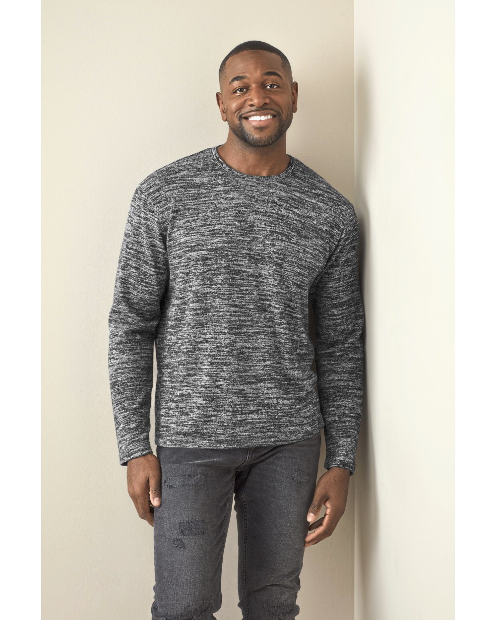 Sweaters & hoodies STEDMAN Knit Long Sleeve voor bedrukking &amp; borduring