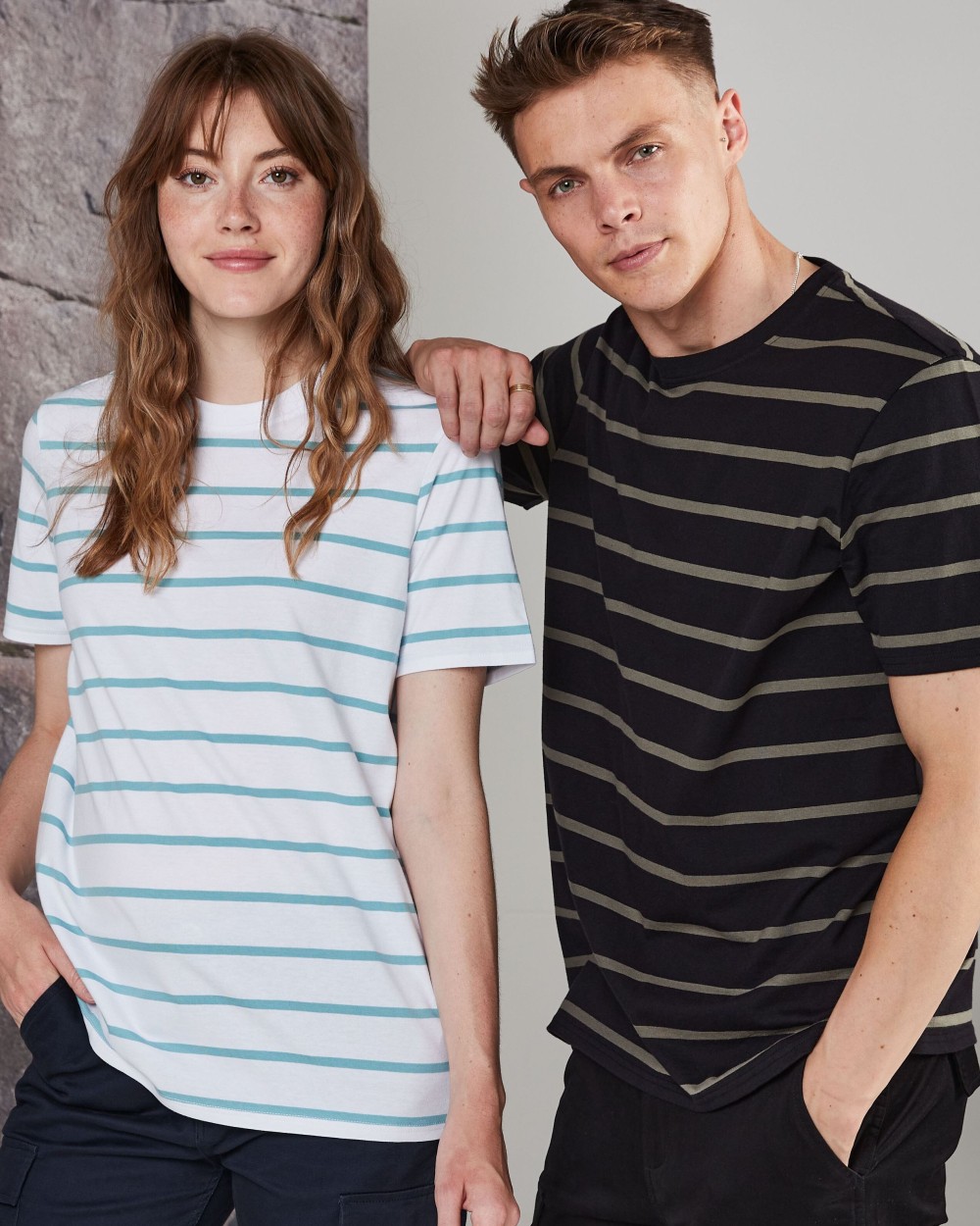 T-Shirts personnalisable FRONT ROW STRIPED T