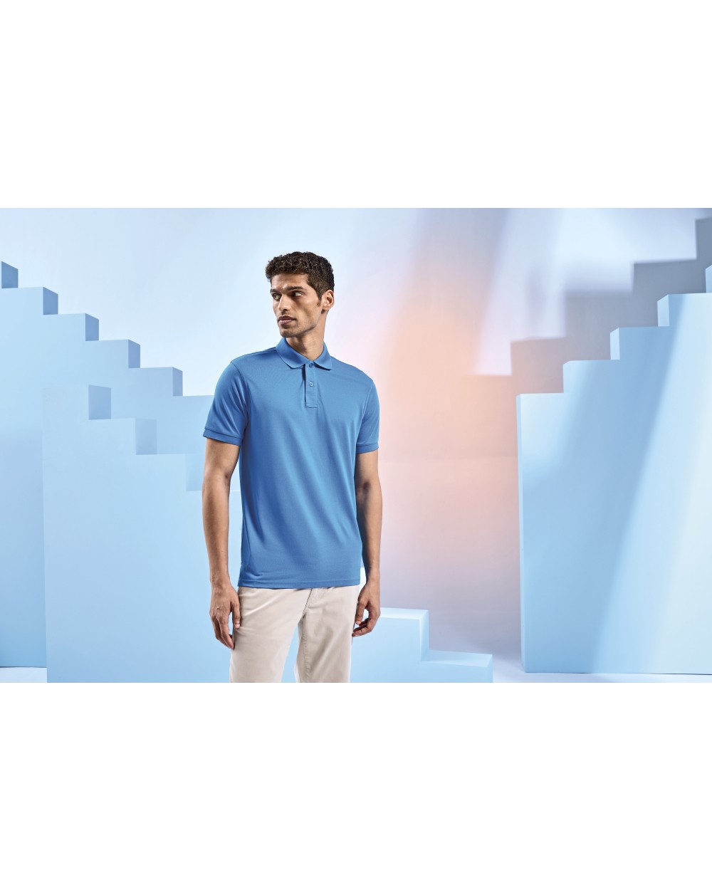 ASQUITH & FOX Men´s Recycled Polyester Performance Polo Poloshirts personalisierbar