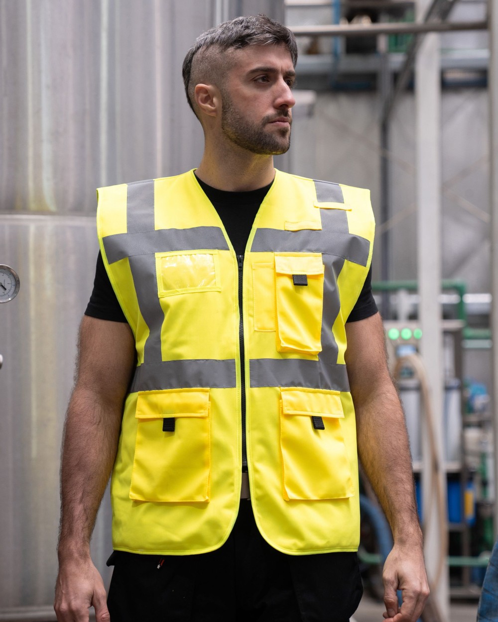 KORNTEX PADDED COMFORT EXECUTIVE SAFETY VEST "WISMAR" Warnwesten personalisierbar