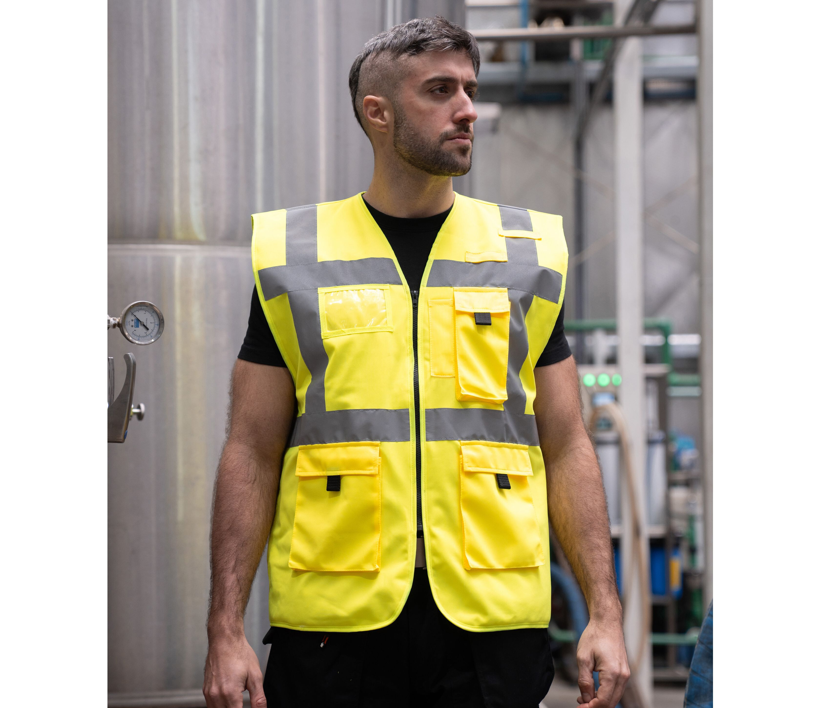 Gilets de sécurité personnalisable KORNTEX PADDED COMFORT EXECUTIVE SAFETY VEST "WISMAR"
