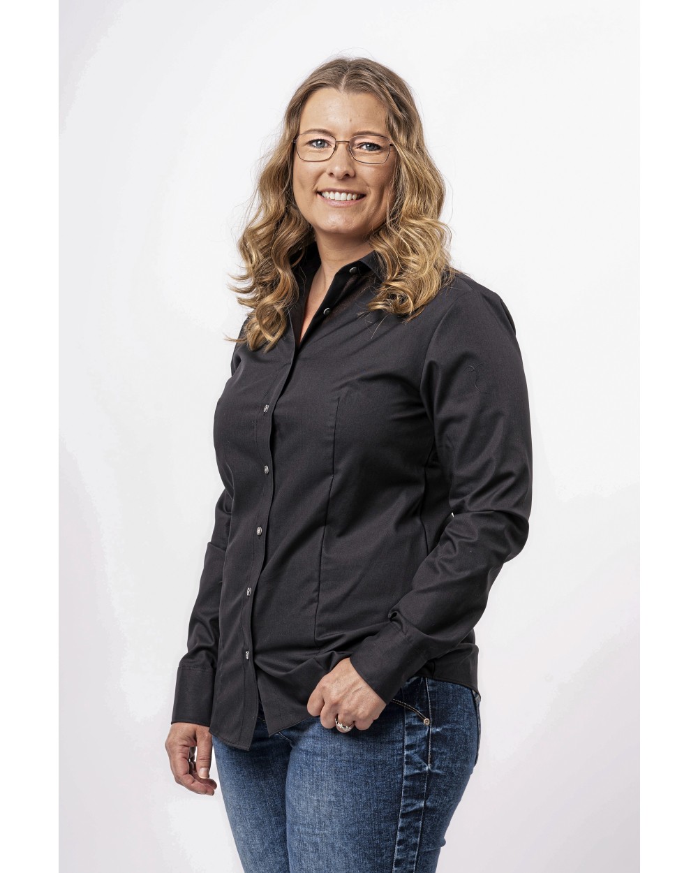 Chemises personnalisable MARVELIS Women´s Blouse Comfort Fit Long Sleeve