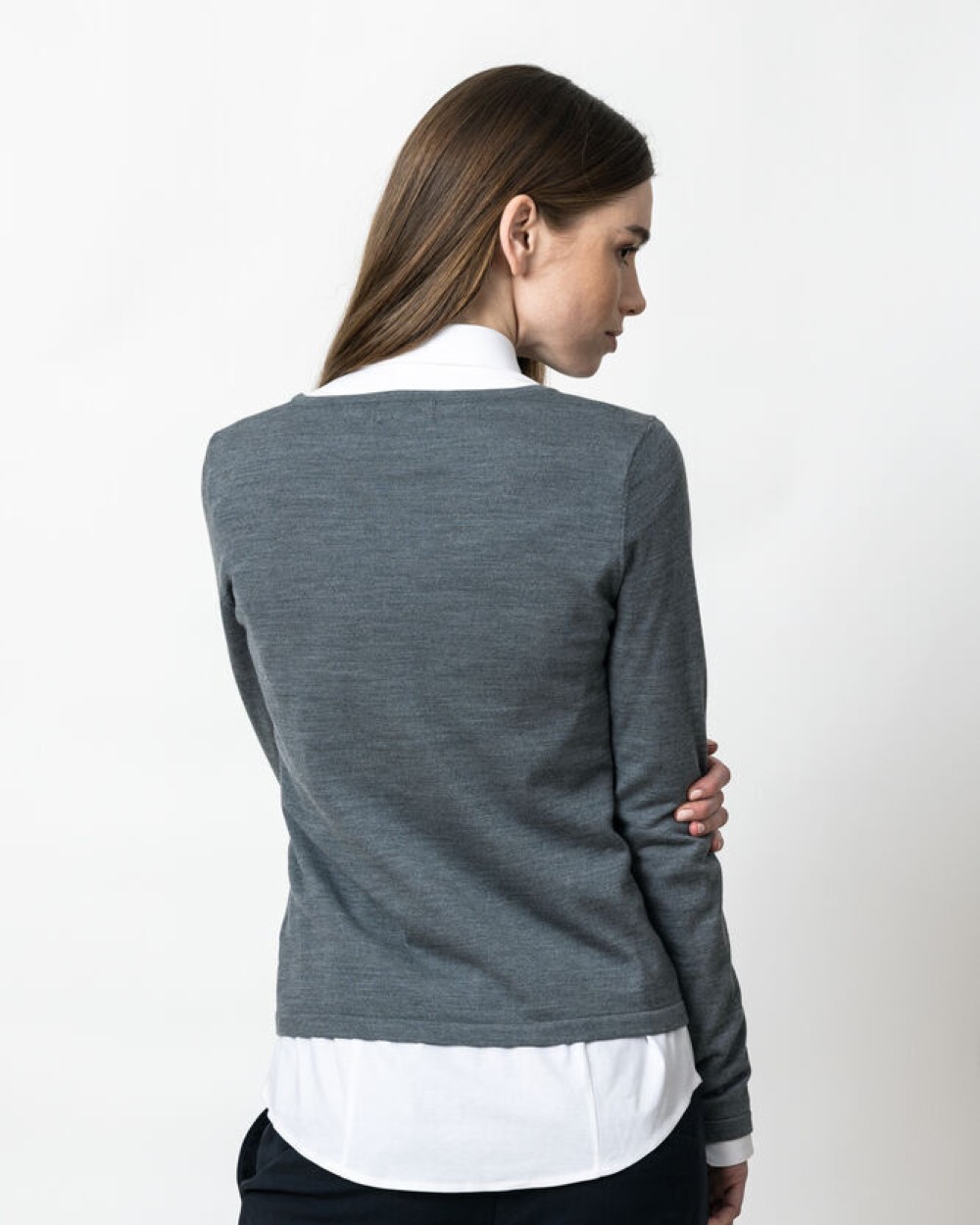 Truien J. HARVEST & FROST Merino U
Gebreide Sweater Dames voor bedrukking &amp; borduring
