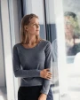Truien J. HARVEST & FROST Merino U Gebreide Sweater Dames voor bedrukking &amp; borduring