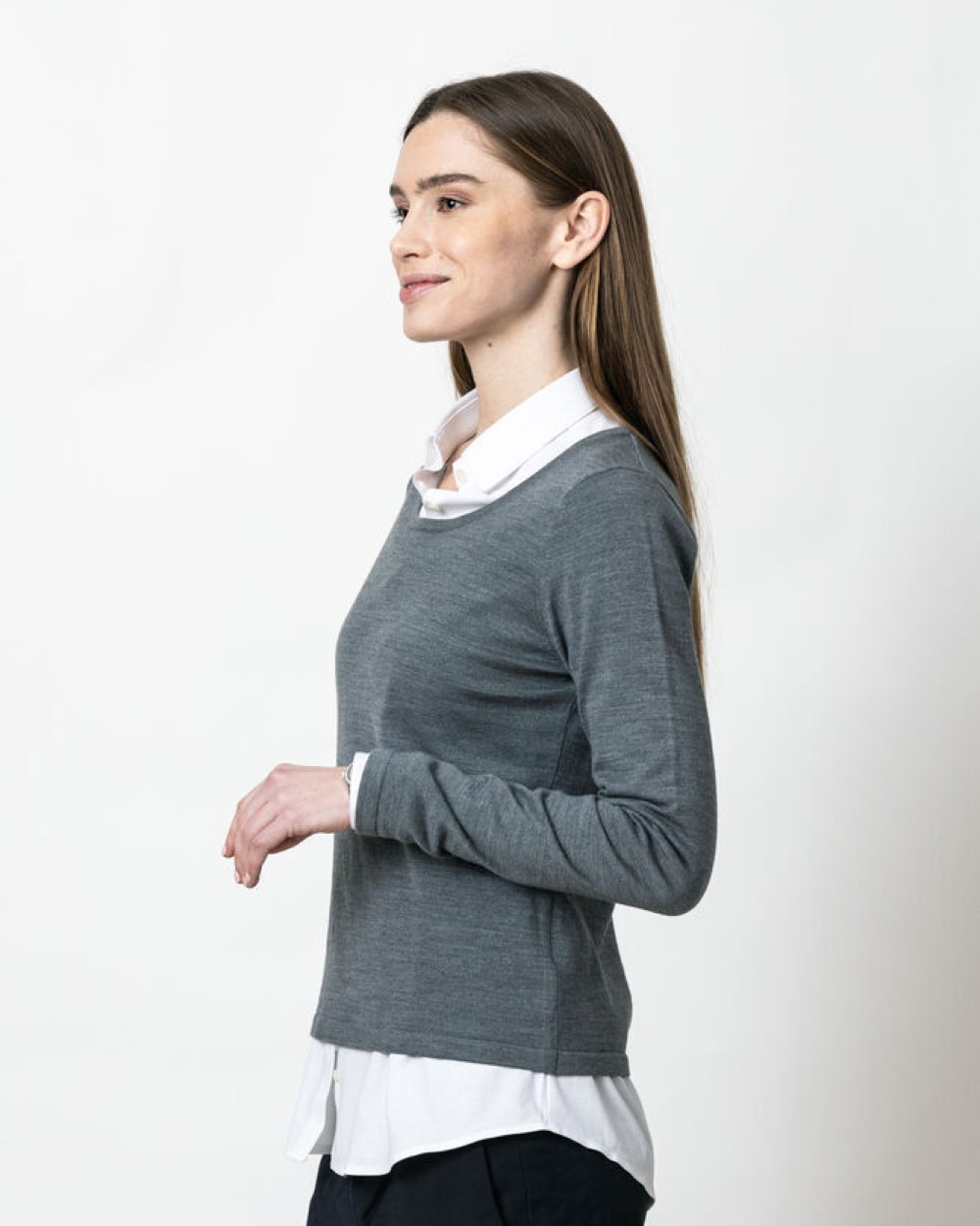 Truien J. HARVEST & FROST Merino U
Gebreide Sweater Dames voor bedrukking &amp; borduring
