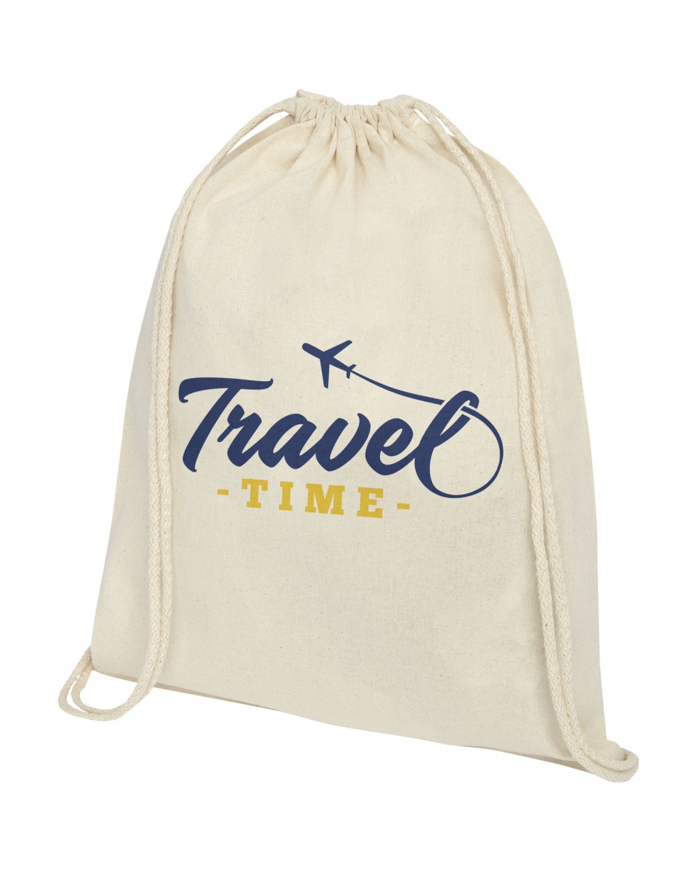 Tassen & Zakken 4DO Oregon 140 g/m² katoenen rugzak met trekkoordsluiting 5L voor bedrukking &amp; borduring