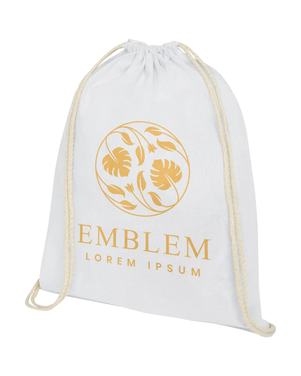 4DO Oregon 140 g/m² Turnbeutel aus Baumwolle 5L Taschen personalisierbar