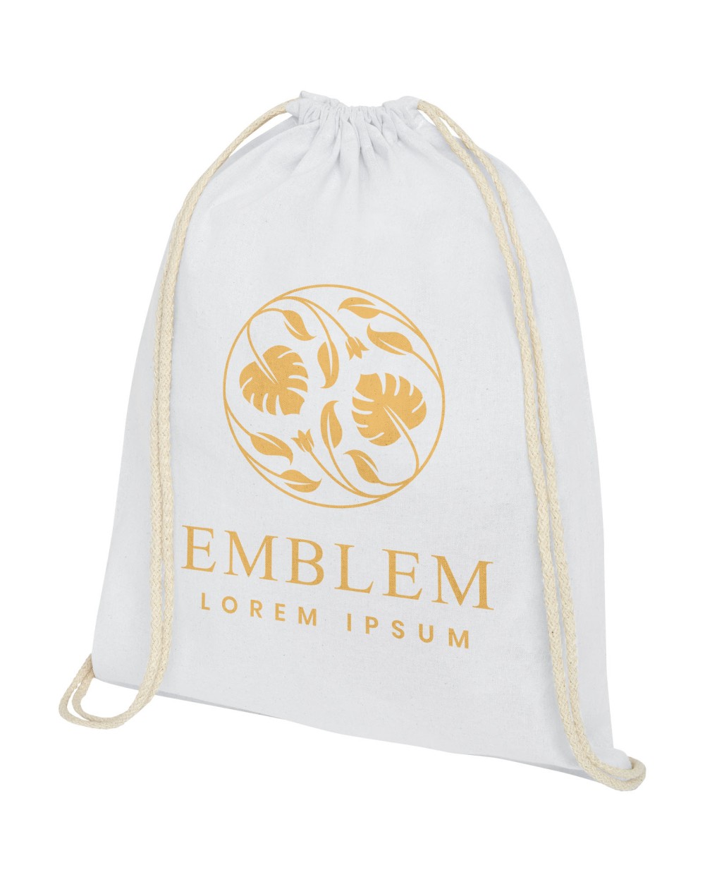 Sacs & Bagagerie personnalisable 4DO Sac à dos Oregon en coton de 140 g/m² avec cordon de serrage 5L