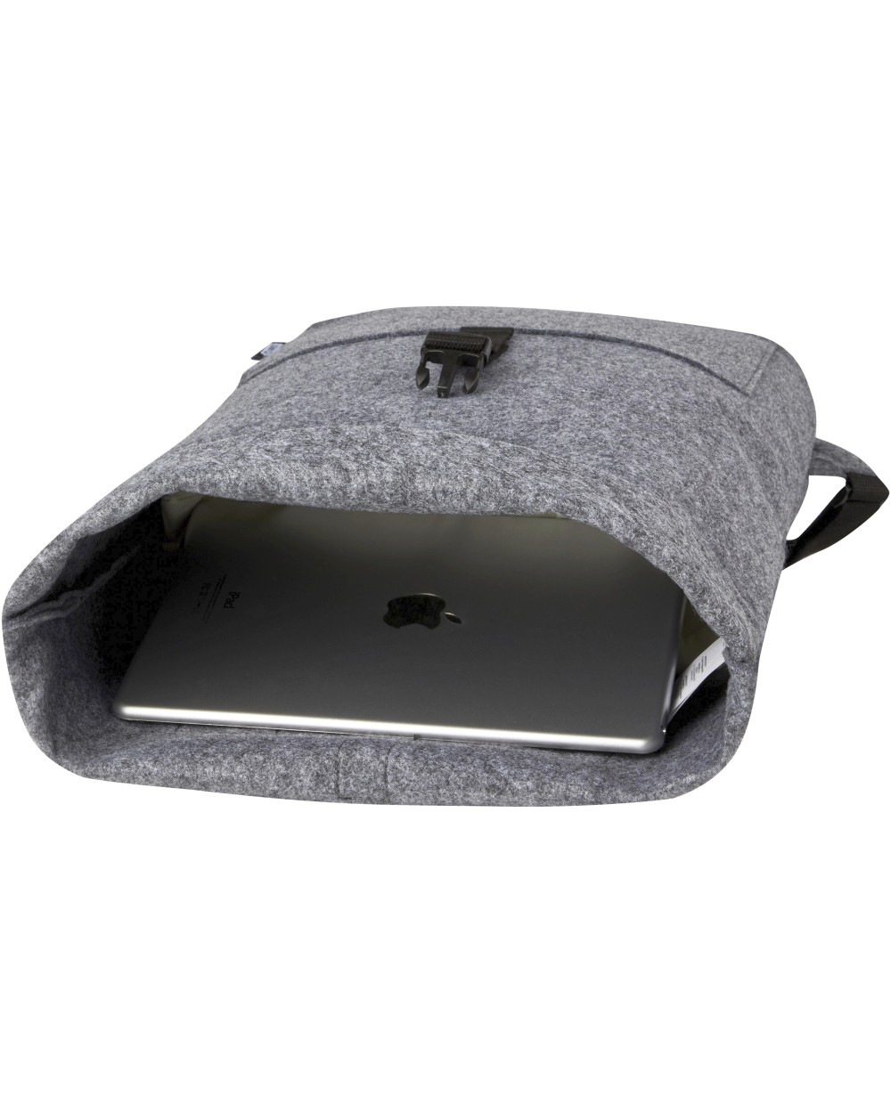 L-MERCH Felt Roll-Top Bike Backpack Taschen personalisierbar