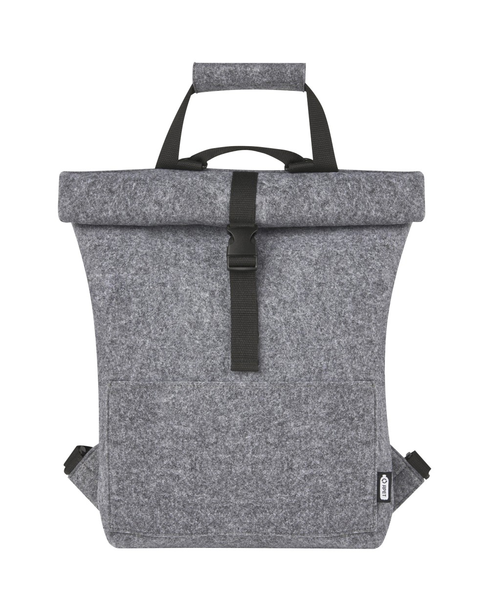 L-MERCH Felt Roll-Top Bike Backpack Taschen personalisierbar