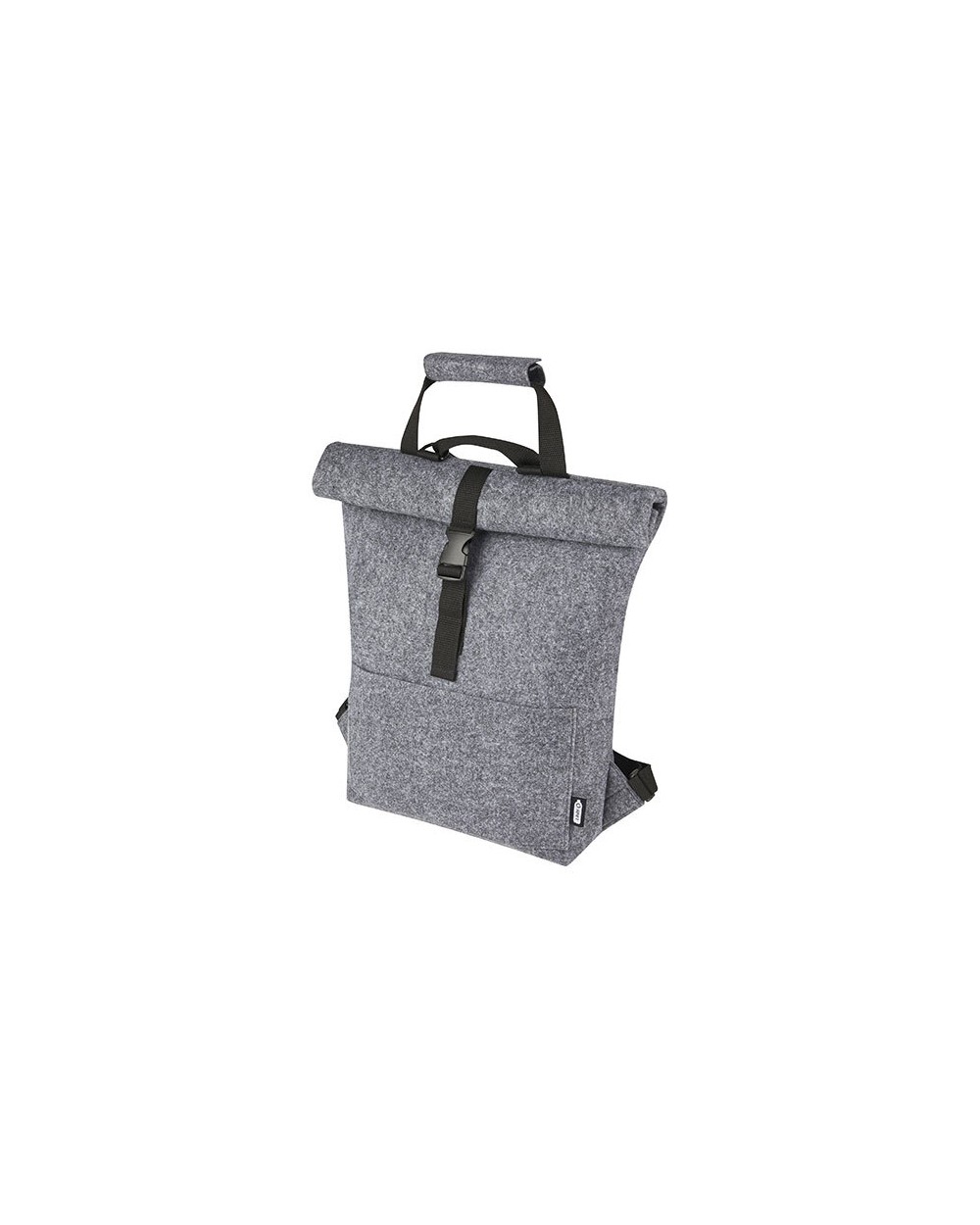 L-MERCH Felt Roll-Top Bike Backpack Taschen personalisierbar