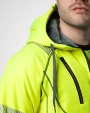 Sweaters & hoodies PROJOB 6130 SIGNALISATIEHOODIE GEVOERD EN ISO 20471 KLASSE 3/2 voor bedrukking &amp; borduring