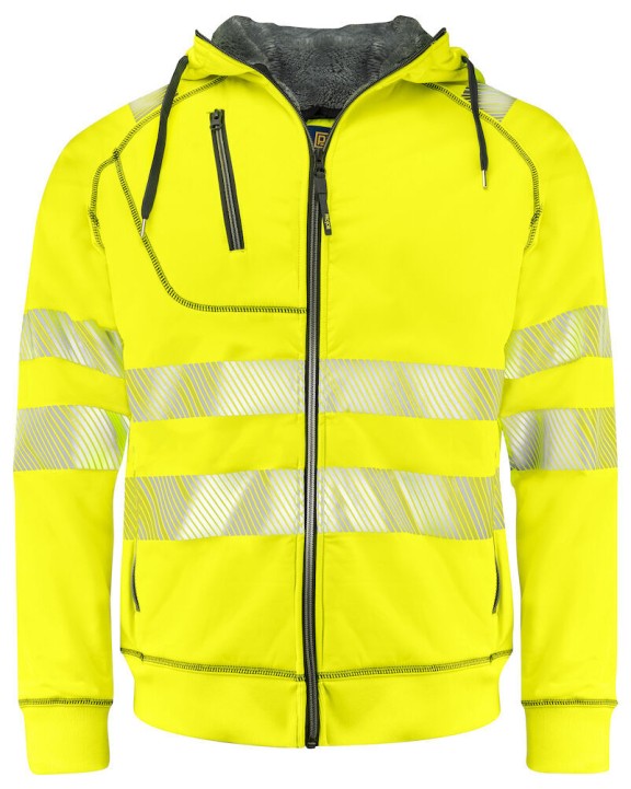 PROJOB 6130 KAPUZENJACKE EN ISO 20471 Klasse 3/2 Sweatshirts personalisierbar