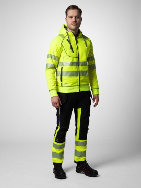 Sweat-shirts à personnaliser PROJOB 6130 SWEATSHIRT CAPUCHE - EN ISO 20471 CLASSE 3 