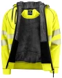 Sweaters & hoodies PROJOB 6130 SIGNALISATIEHOODIE GEVOERD EN ISO 20471 KLASSE 3/2 voor bedrukking &amp; borduring