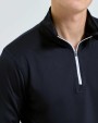T-shirts TRIDRI TriDri® recycled long sleeve brushed back ¼ zip top voor bedrukking &amp; borduring