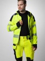 Sweat-shirts à personnaliser PROJOB 6110 SWEATSHIRT FULL ZIP CAPUCHE - EN ISO 20471 CLASSE 3/2 
