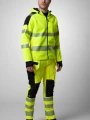 Sweat-shirts à personnaliser PROJOB 6110 SWEATSHIRT FULL ZIP CAPUCHE - EN ISO 20471 CLASSE 3/2 