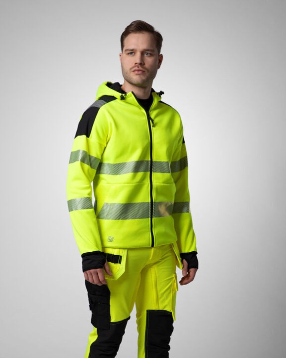 PROJOB 6110 Kapuzenjacke EN ISO 20471 Klasse 3/2 Sweatshirts personalisierbar