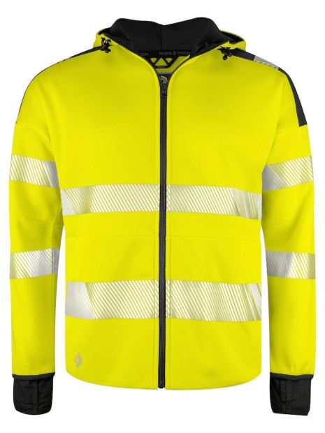 PROJOB 6110 SWEATSHIRT FULL ZIP CAPUCHE - EN ISO 20471 CLASSE 3/2 /api/colors/f8fdaa66-6ddc-4b38-97a7-dc26c00d2622 personnalisable