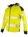 PROJOB 6110 SWEATSHIRT FULL ZIP CAPUCHE - EN ISO 20471 CLASSE 3/2 /api/colors/f8fdaa66-6ddc-4b38-97a7-dc26c00d2622 personnalisable