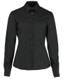 KUSTOM KIT Business blouse long-sleeved (tailored fit) Hemden personalisierbar
