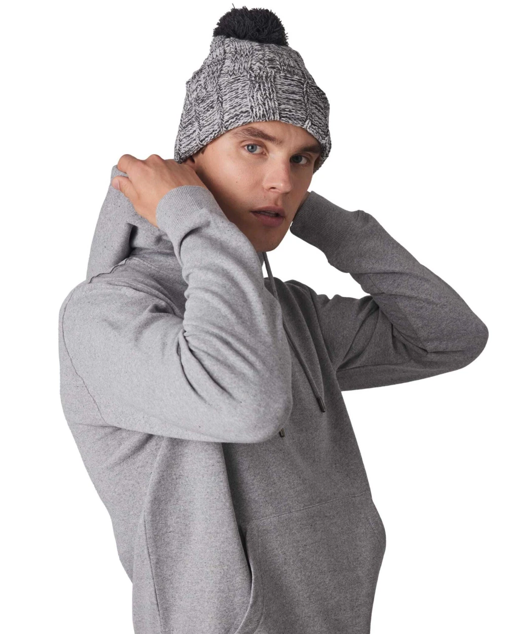 Bonnets personnalisable K-UP Bonnet à pompon avec revers
